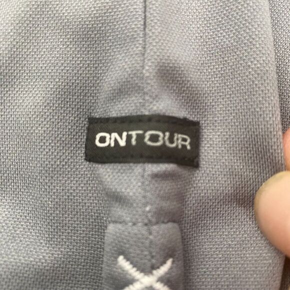 ON TOUR Dry Steel Gray Polo Women's Size‎ Large New with Tags - Picture 5 of 11